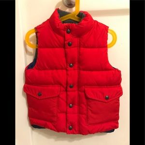 Warm Baby GAP Red Puffer Vest